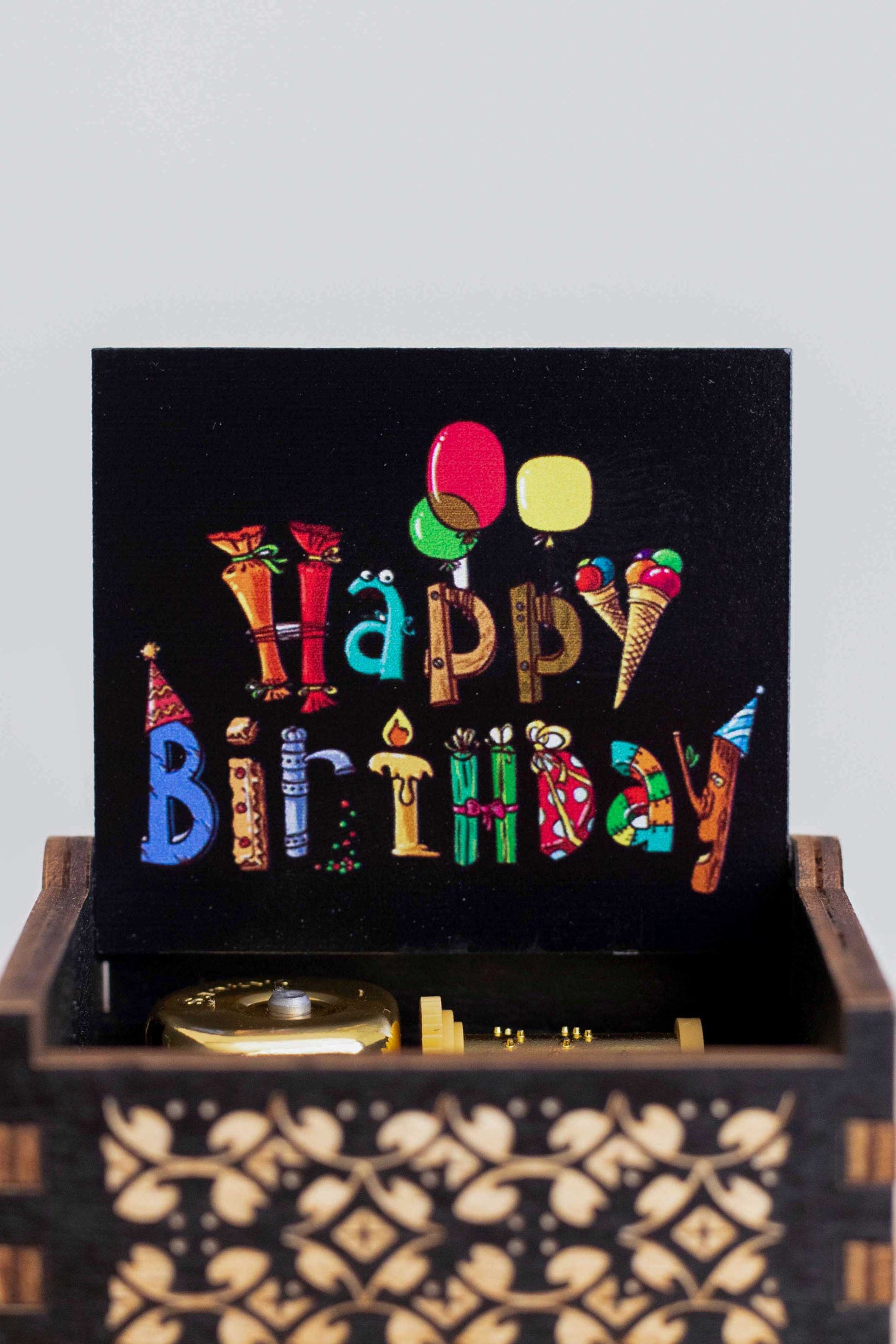 Happy Birthday (Golden N) - Cajita Musical